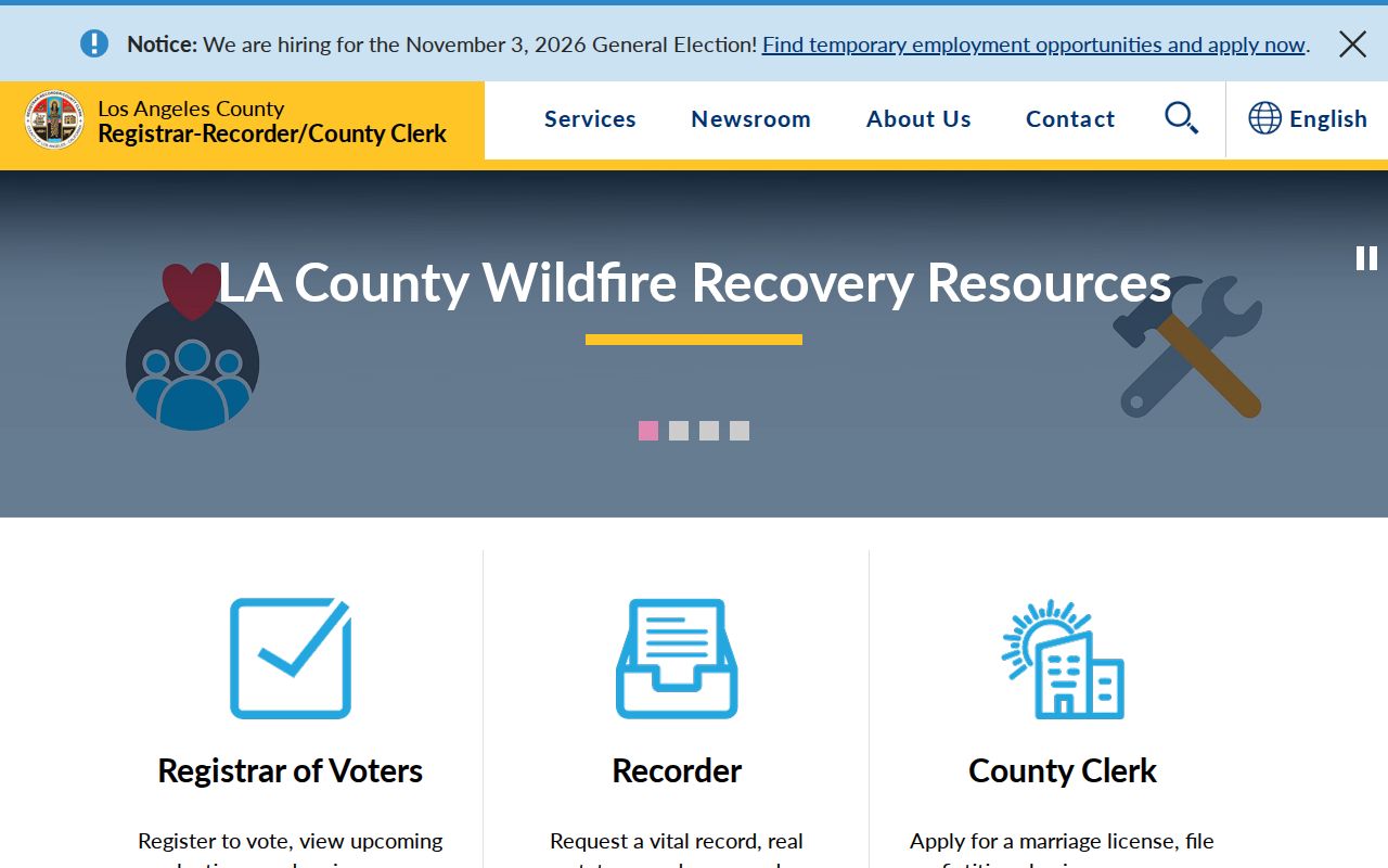 Calabasas residents directory county recorder records